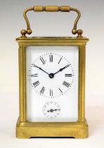 Late 19th century French carriage clock