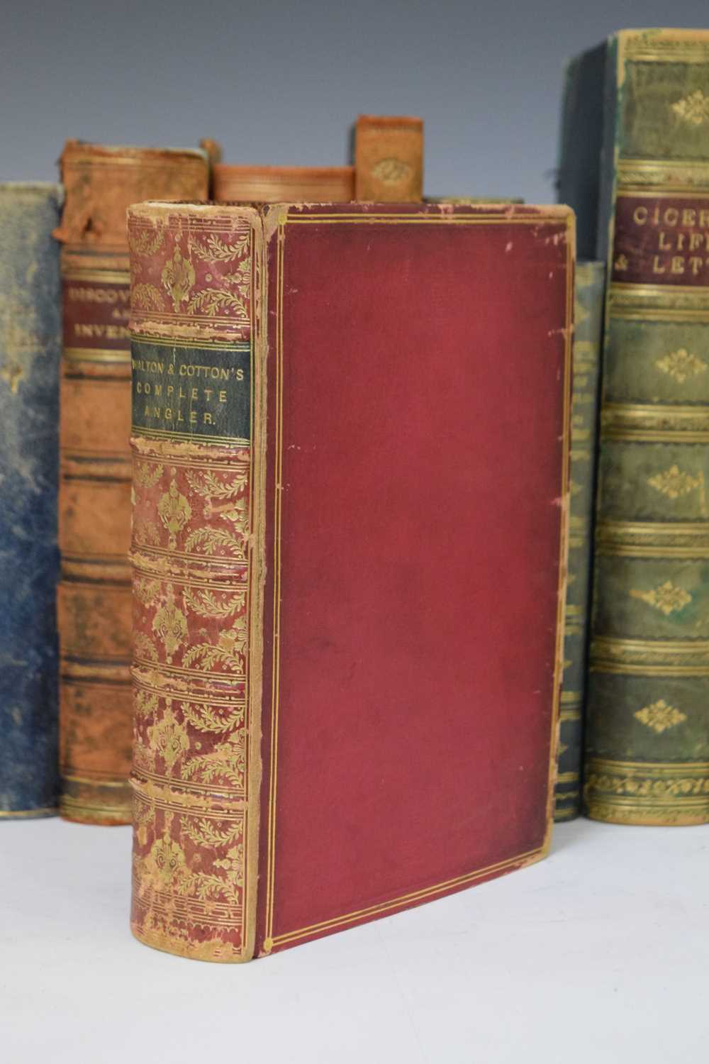 Collection of fifteen late nineteenth and early twentieth century leather-bound books - Image 6 of 21