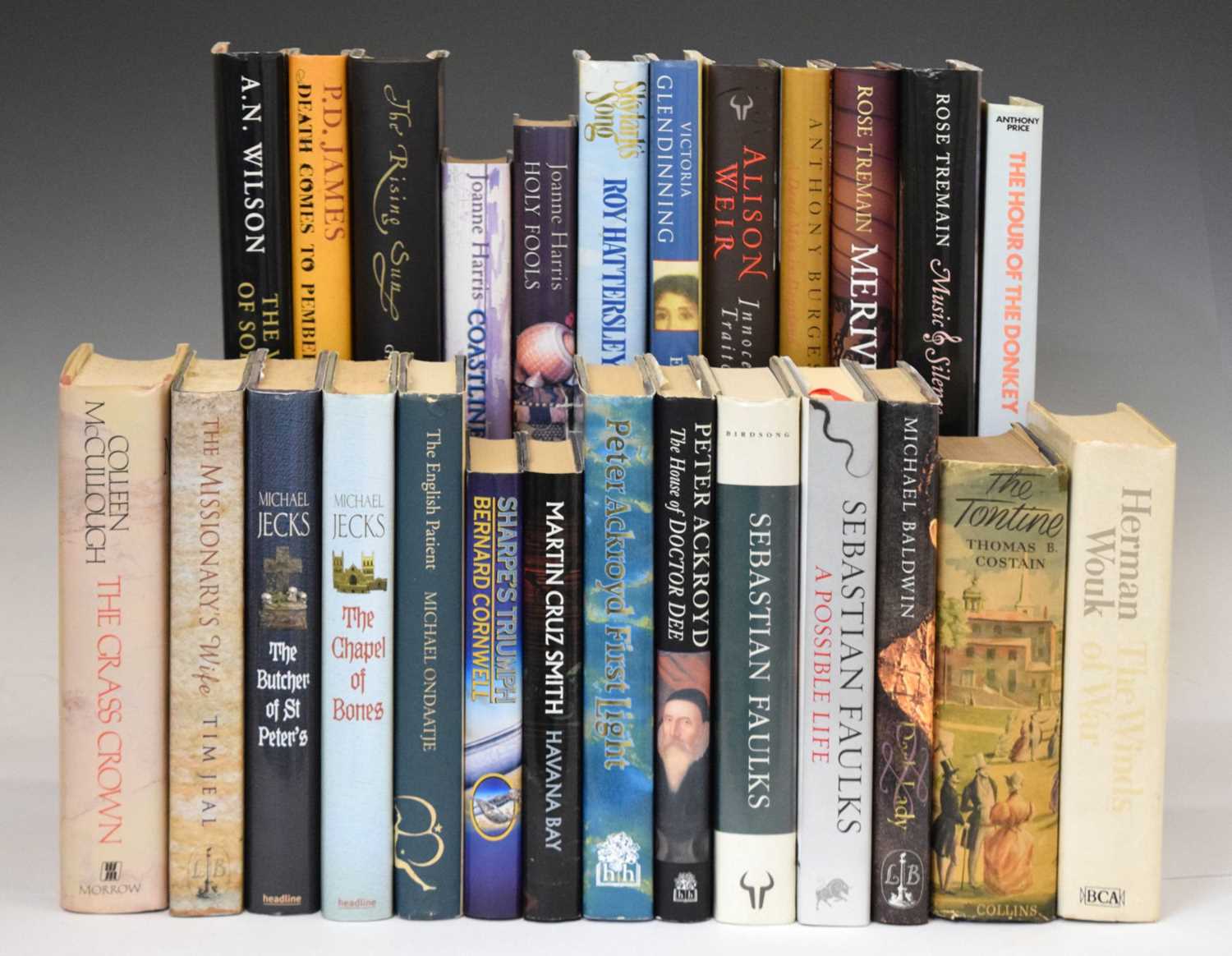 Collection of twenty-five first and early edition historical fiction works