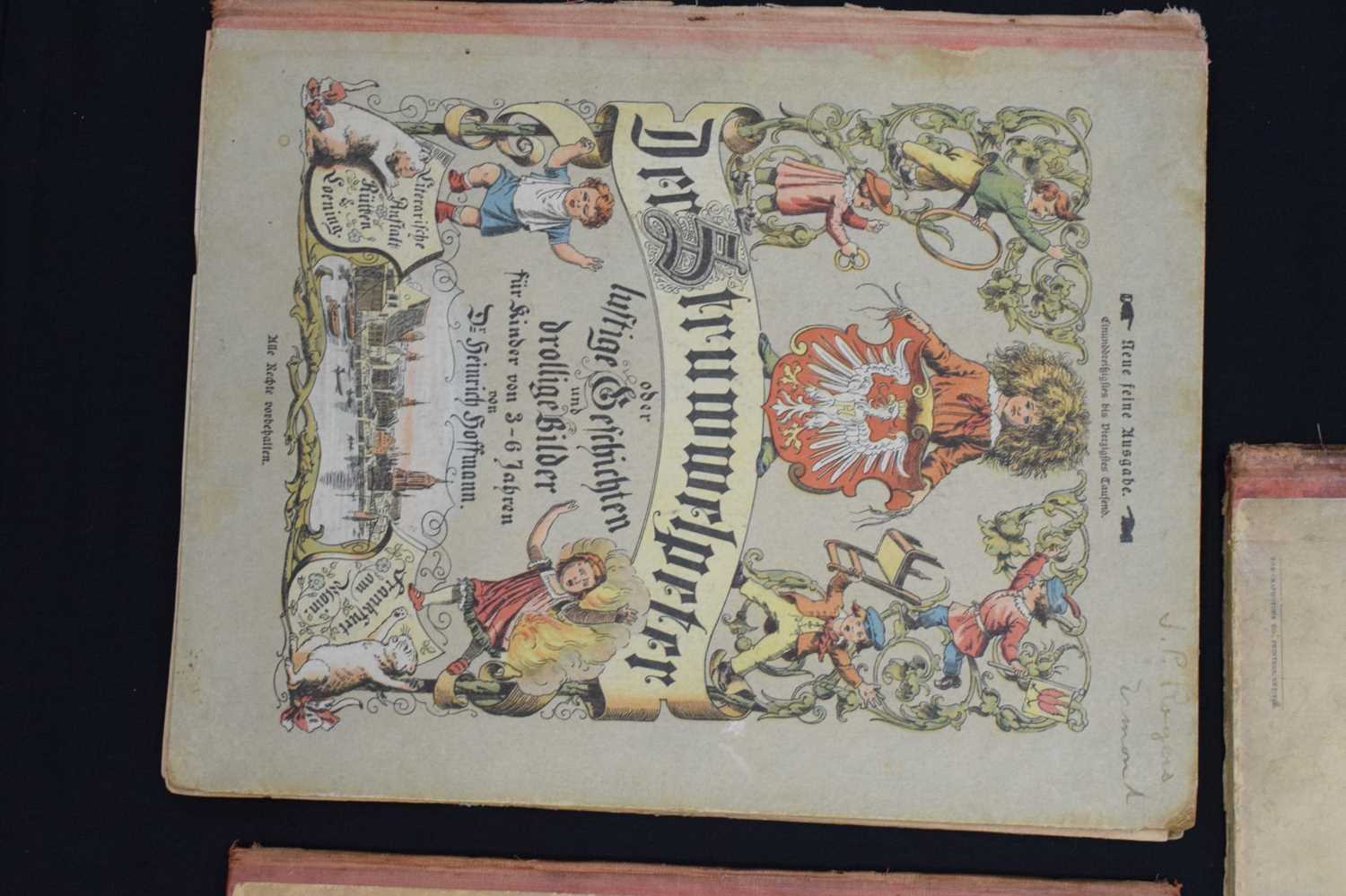 'Der Struwwelpeter' by Dr Heinrich Hoffman, German and English editions - Image 4 of 12