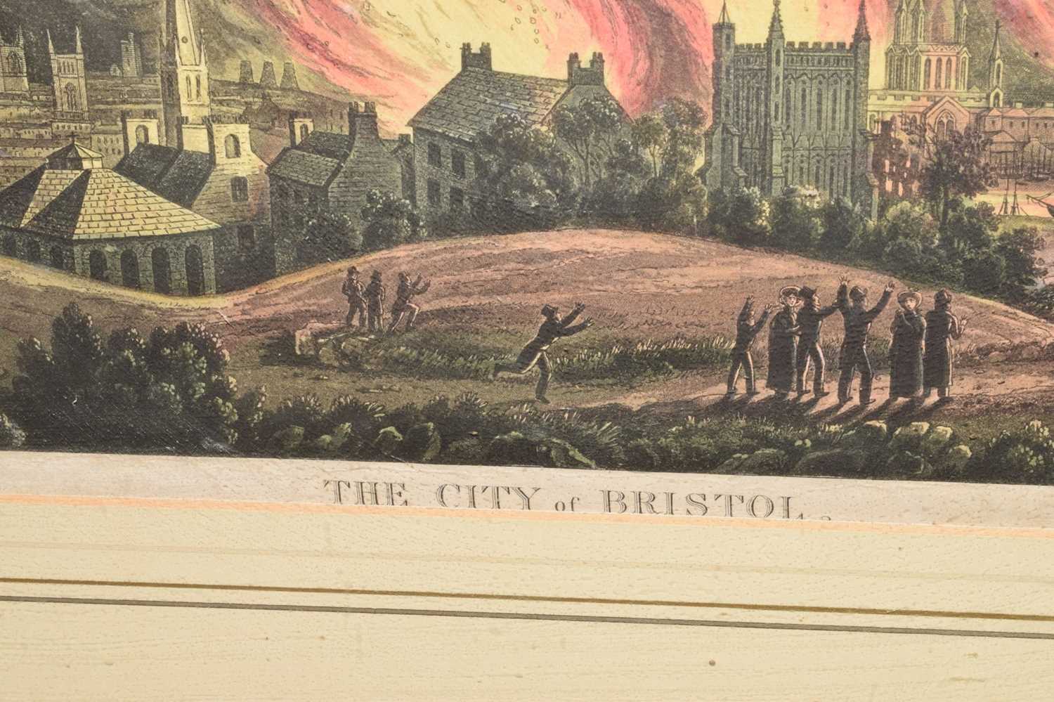 Bristol Riots interest - Three 19th century coloured engravings - Image 6 of 12