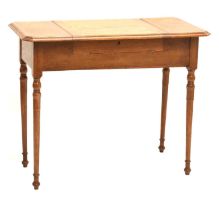 Early 20th century Britisher oak metamorphic writing table/desk
