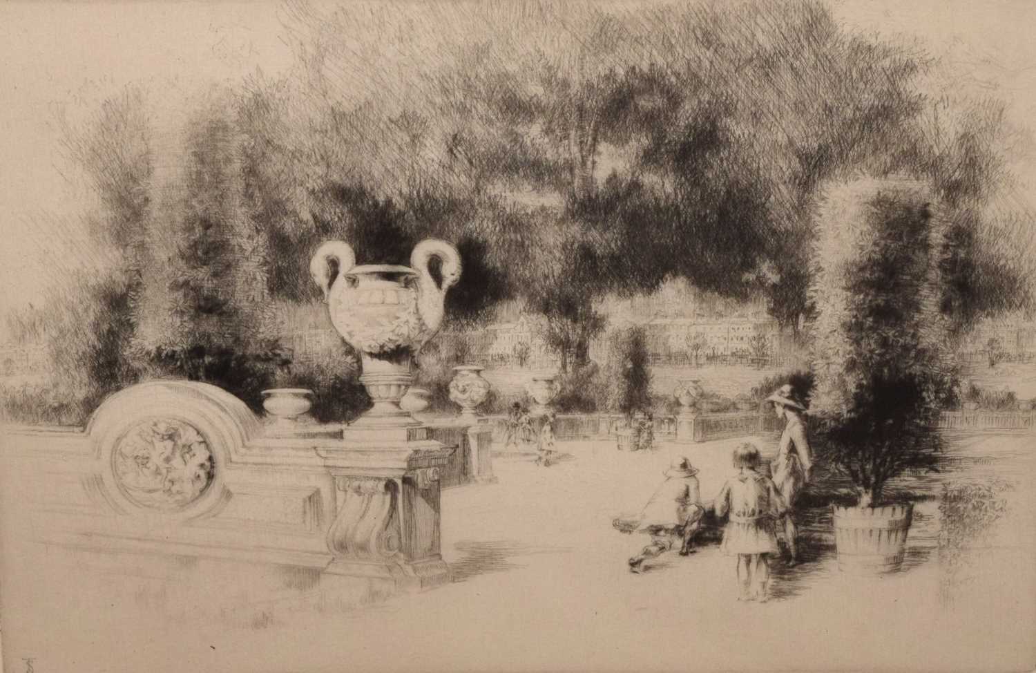Frank Paton (1856-1909) - Etching - 'The Good Old Days' - Image 2 of 8