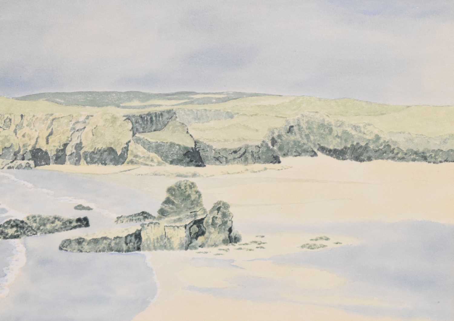 20th century English School watercolours - Cornish beach and Scottish loch - Image 5 of 9