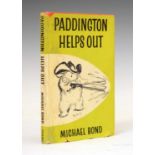 Bond, Michael - 'Paddington Helps Out' - First edition with dust wrapper 1960