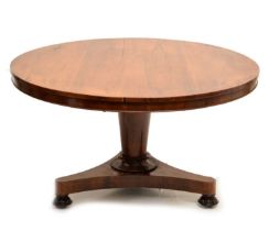 Early Victorian rosewood centre table