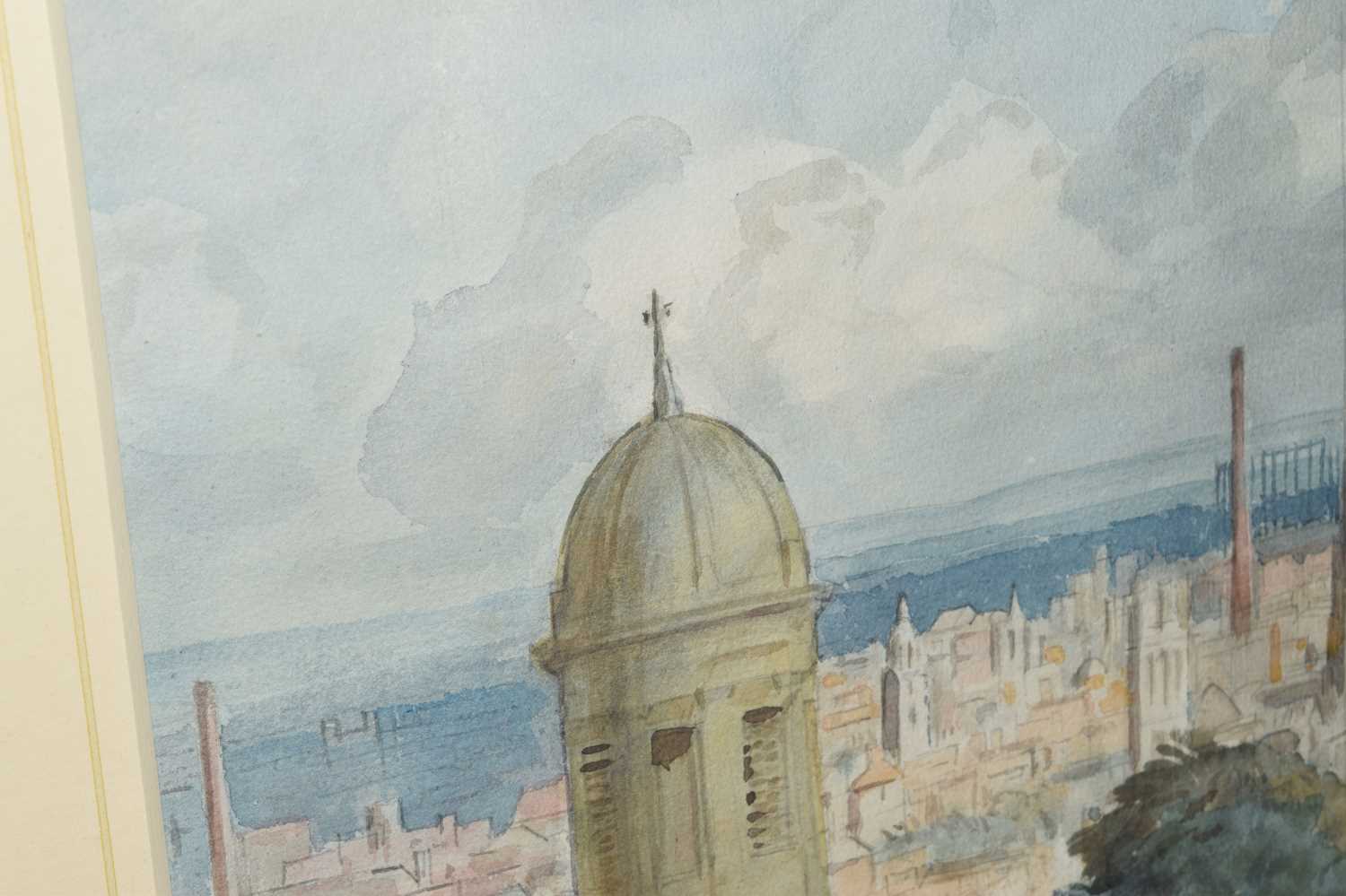 Cecil Kennedy (1898-1968) - Watercolour - 'From St. George's Chapel, Bristol' - Image 2 of 6