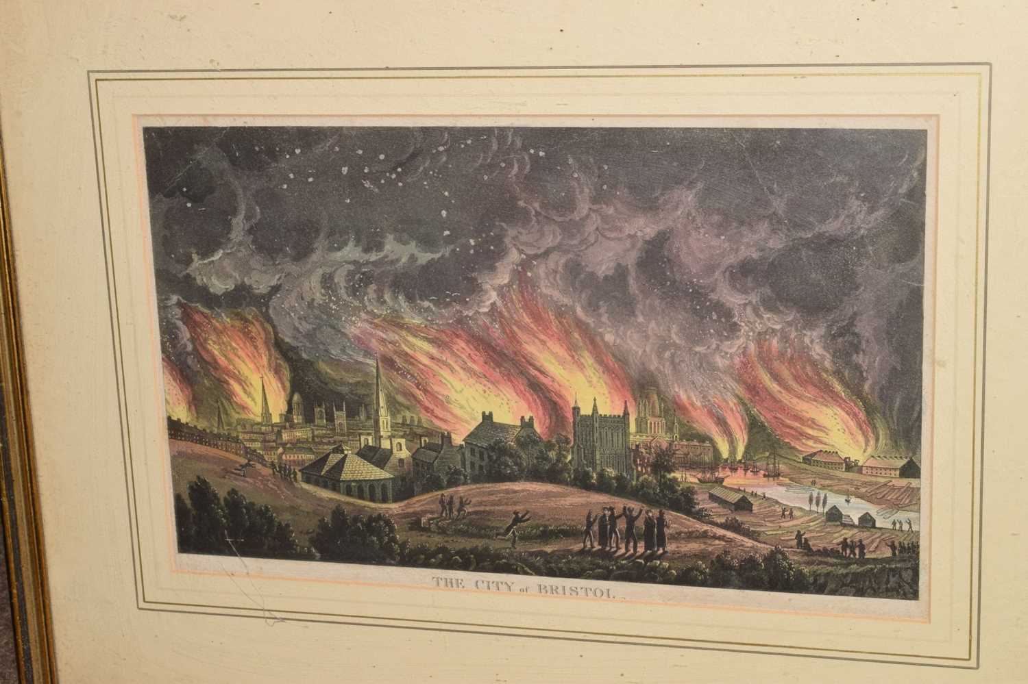 Bristol Riots interest - Three 19th century coloured engravings - Image 5 of 12