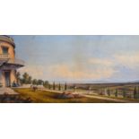 Gabrielle Carelli, (Italian, c. 1820-1900) - Watercolour - Coastal view