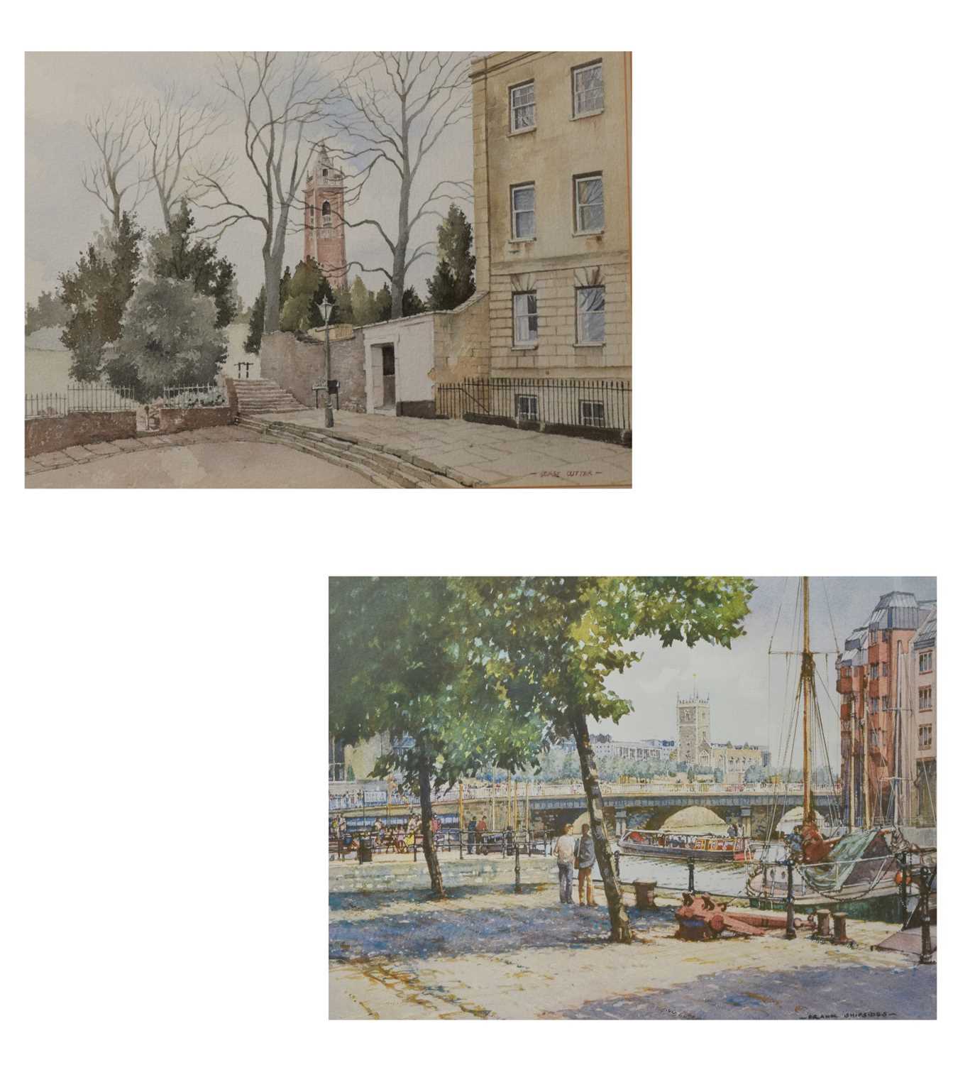 George Frederick Cutter (Bristol Savages, b.1940) - Watercolour - Charlotte Street
