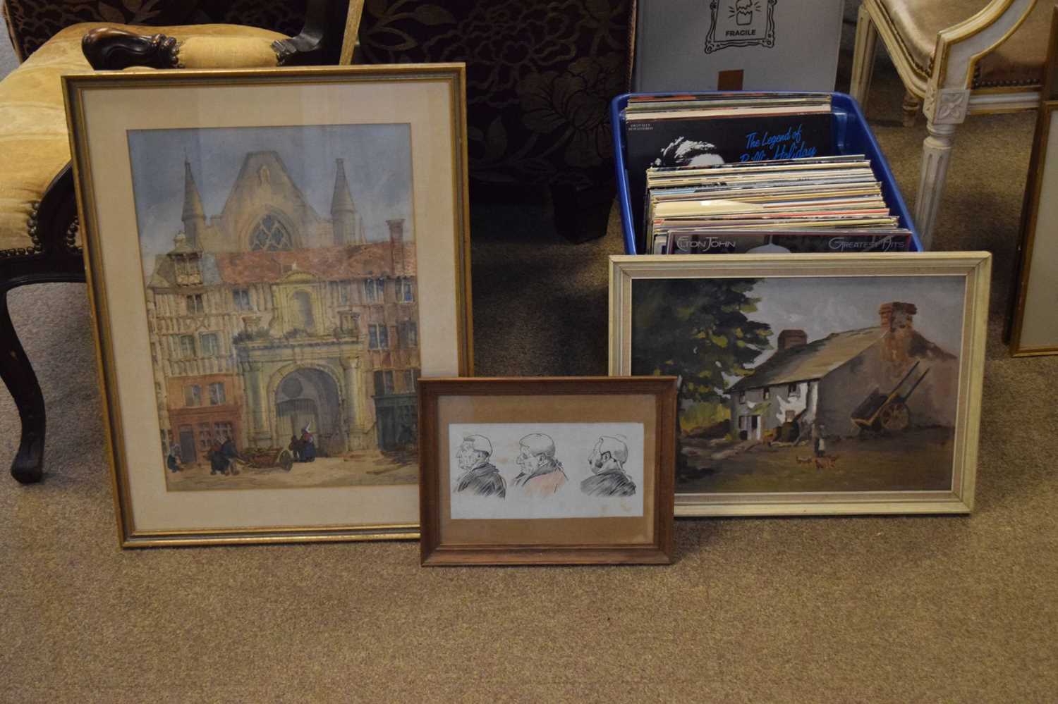 G Gathorne-Hardy - Oil on board - Irish Farm House, and a quantity of framed watercolour - Image 8 of 8