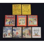 Collection of 1940s scarce Rupert Annuals and books