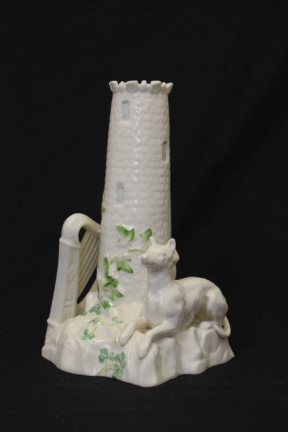 Belleek tower centrepiece 223/800 and a quantity of teawares - Image 10 of 18