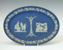 19th century Wedgwood jasperware oval tray