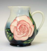 Moorcroft Pottery - Collectors Club 'Pink Roses' pattern jug