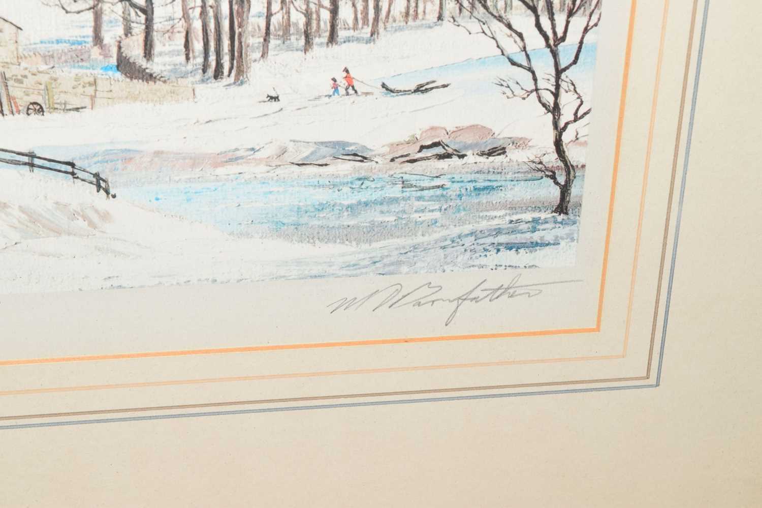 Michael Barnfather (b. 1934) - Set of four signed prints representing the Seasons - Image 2 of 13