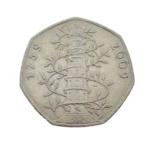 Royal Mint 2009 'Kew Gardens' 50p coin