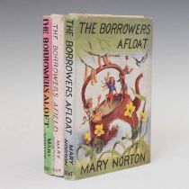 Norton, Mary - The Borrowers 'Aloft', 'Afloat', and 'Afield' - first editions with dust wrappers