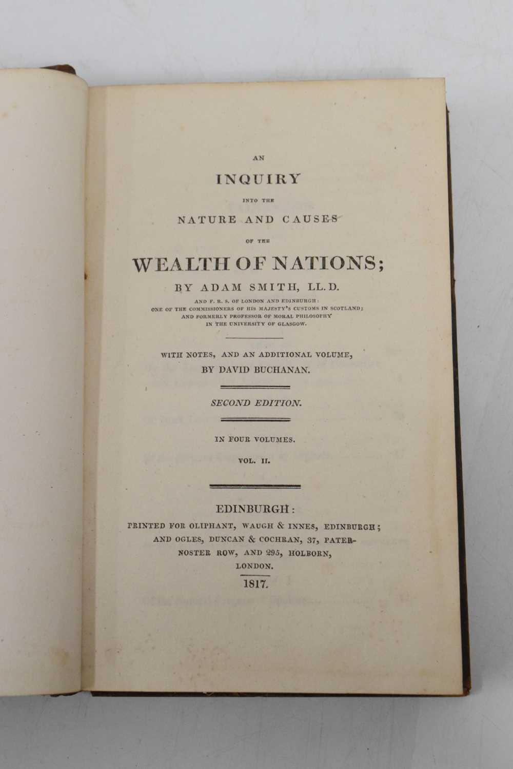 Early edition of The Wealth of Nations, Adam Smith - Image 8 of 9