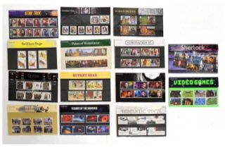 Large collection of Royal Mail mint postage stamp presentation packs