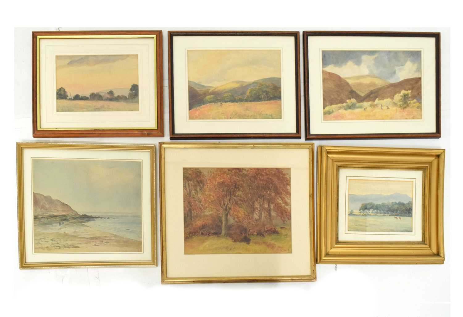 Richard Joyce (1873-1931) - Six watercolours - North Wales landscapes