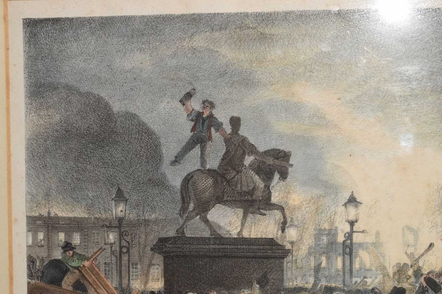 Bristol Riots interest - Three 19th century coloured engravings - Image 10 of 12