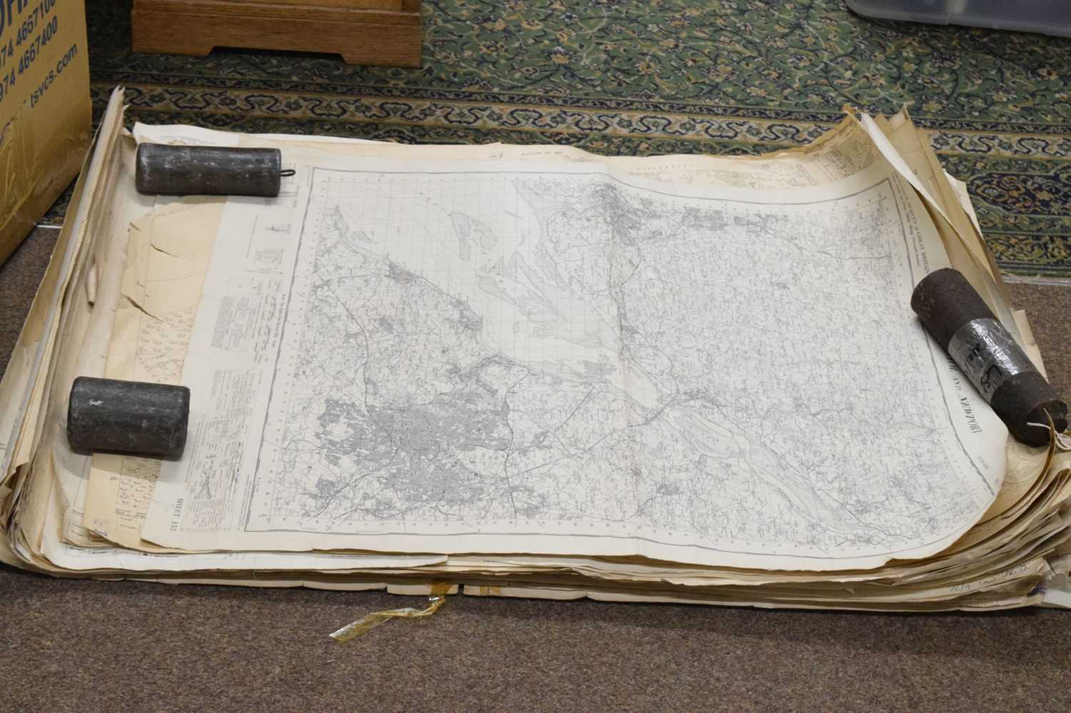 Quantity of early to mid 20th century ordnance survey maps - Image 8 of 8