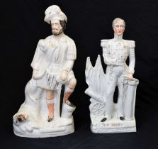 Two Staffordshire figures