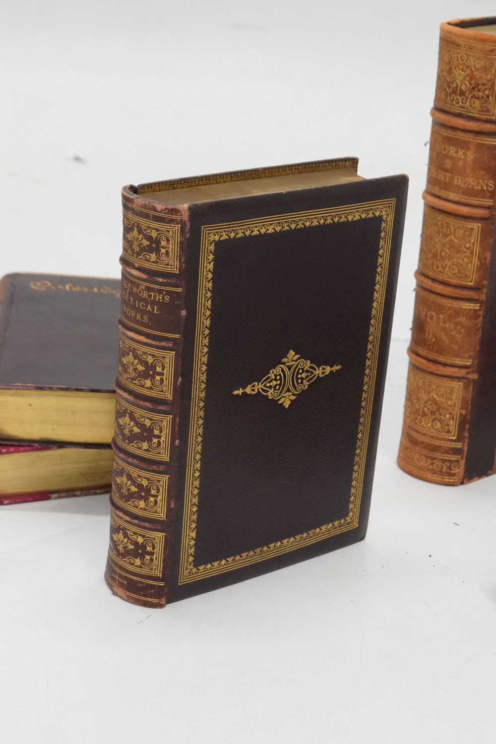 Collection of twenty-six leather-bound nineteenth century poetry books - Image 13 of 16