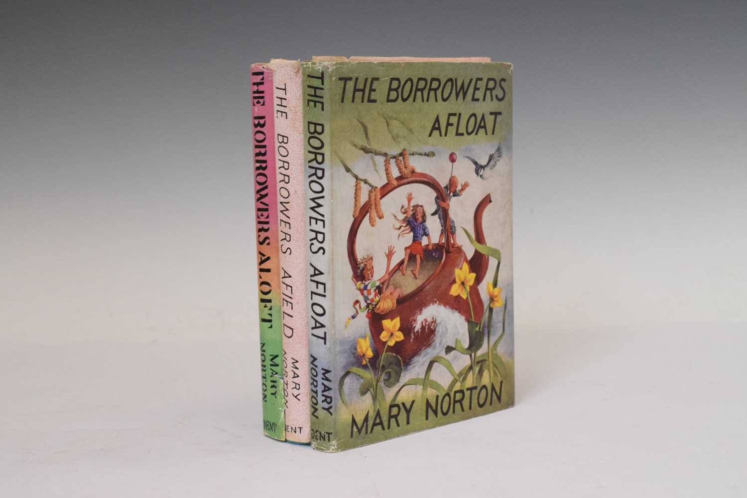 Norton, Mary - The Borrowers 'Aloft', 'Afloat', and 'Afield' - first editions with dust wrappers - Image 2 of 12