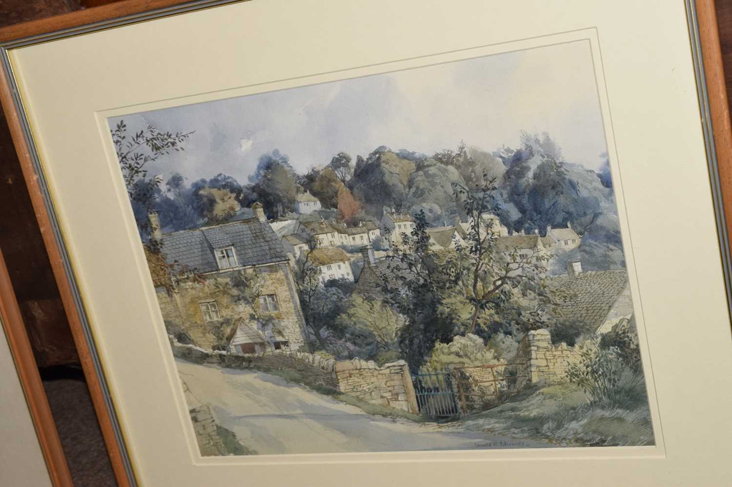 Donald H. Edwards - Watercolour - Three landscapes - Image 3 of 9