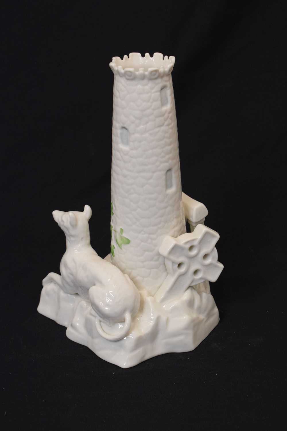 Belleek tower centrepiece 223/800 and a quantity of teawares - Image 15 of 18