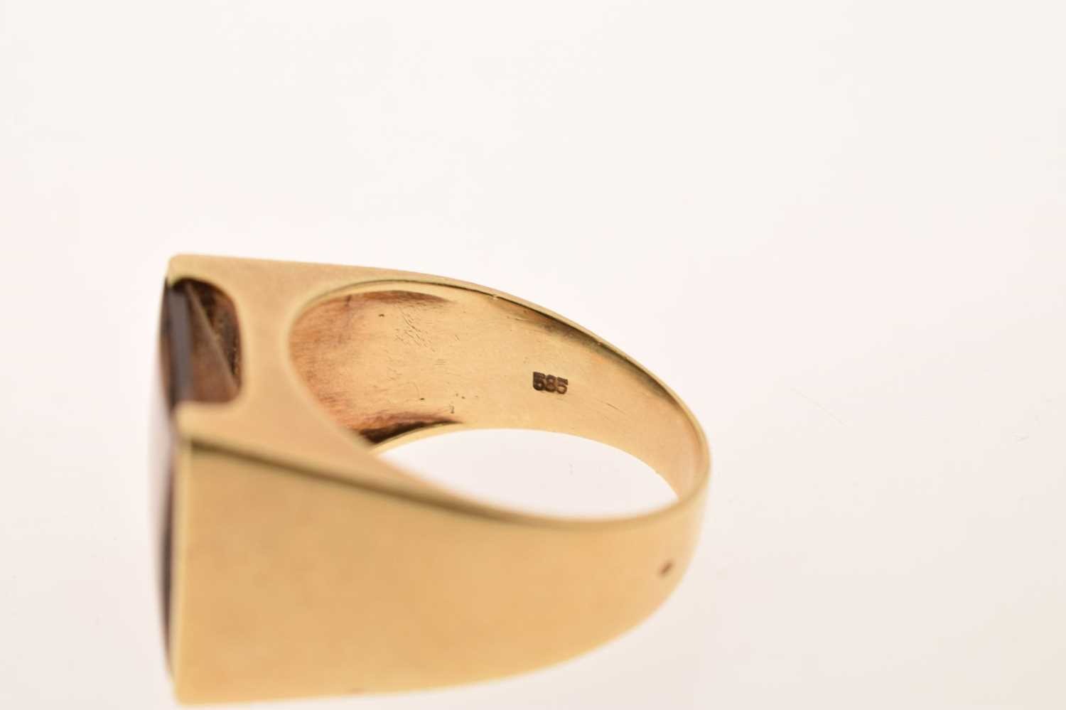 Modernist design ring set smoky quartz - Image 7 of 8