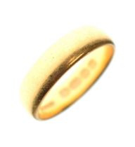 22ct gold wedding band