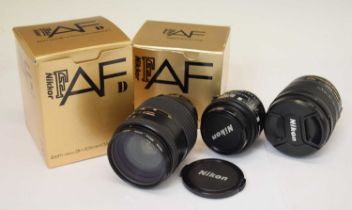 Quantity of Nikon photographic lenses