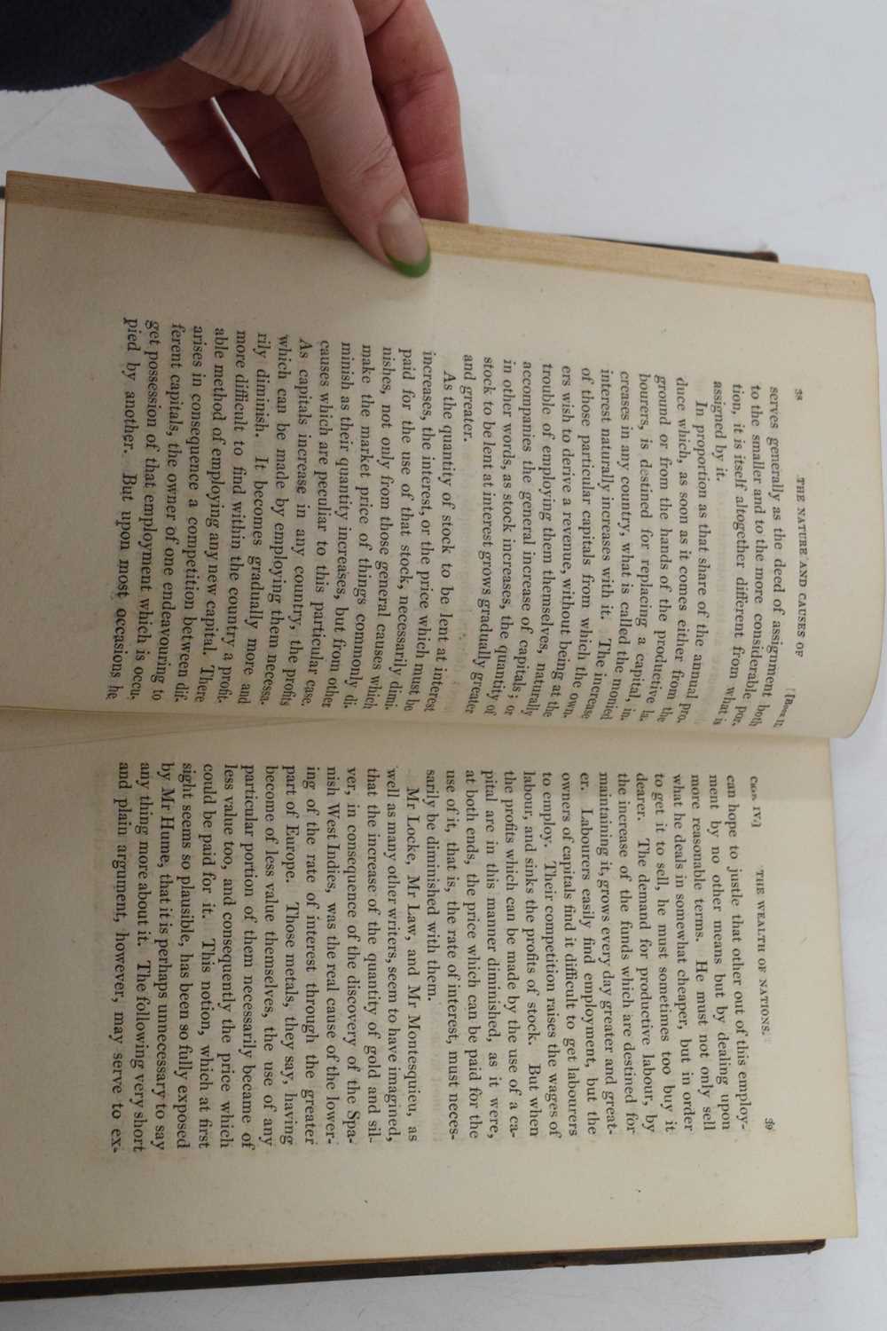 Early edition of The Wealth of Nations, Adam Smith - Image 9 of 9