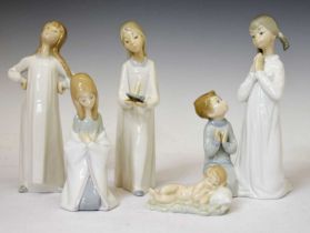 Lladro - Group of five porcelain figures