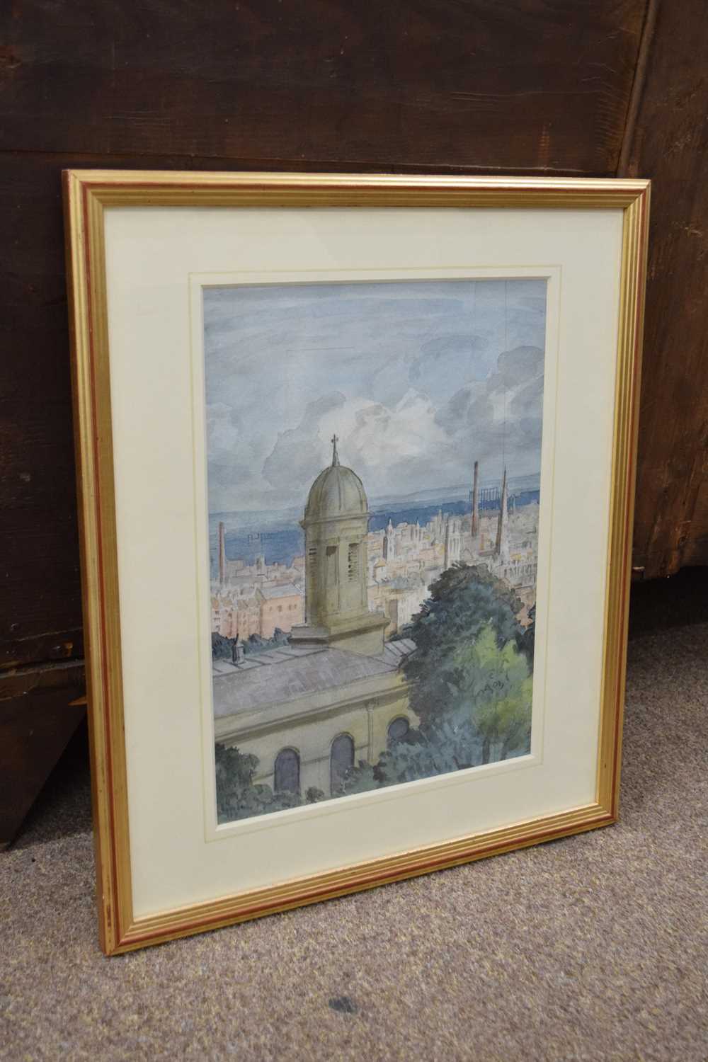 Cecil Kennedy (1898-1968) - Watercolour - 'From St. George's Chapel, Bristol' - Image 6 of 6