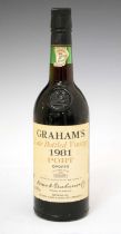 Graham's Late Bottled Vintage Port 1981