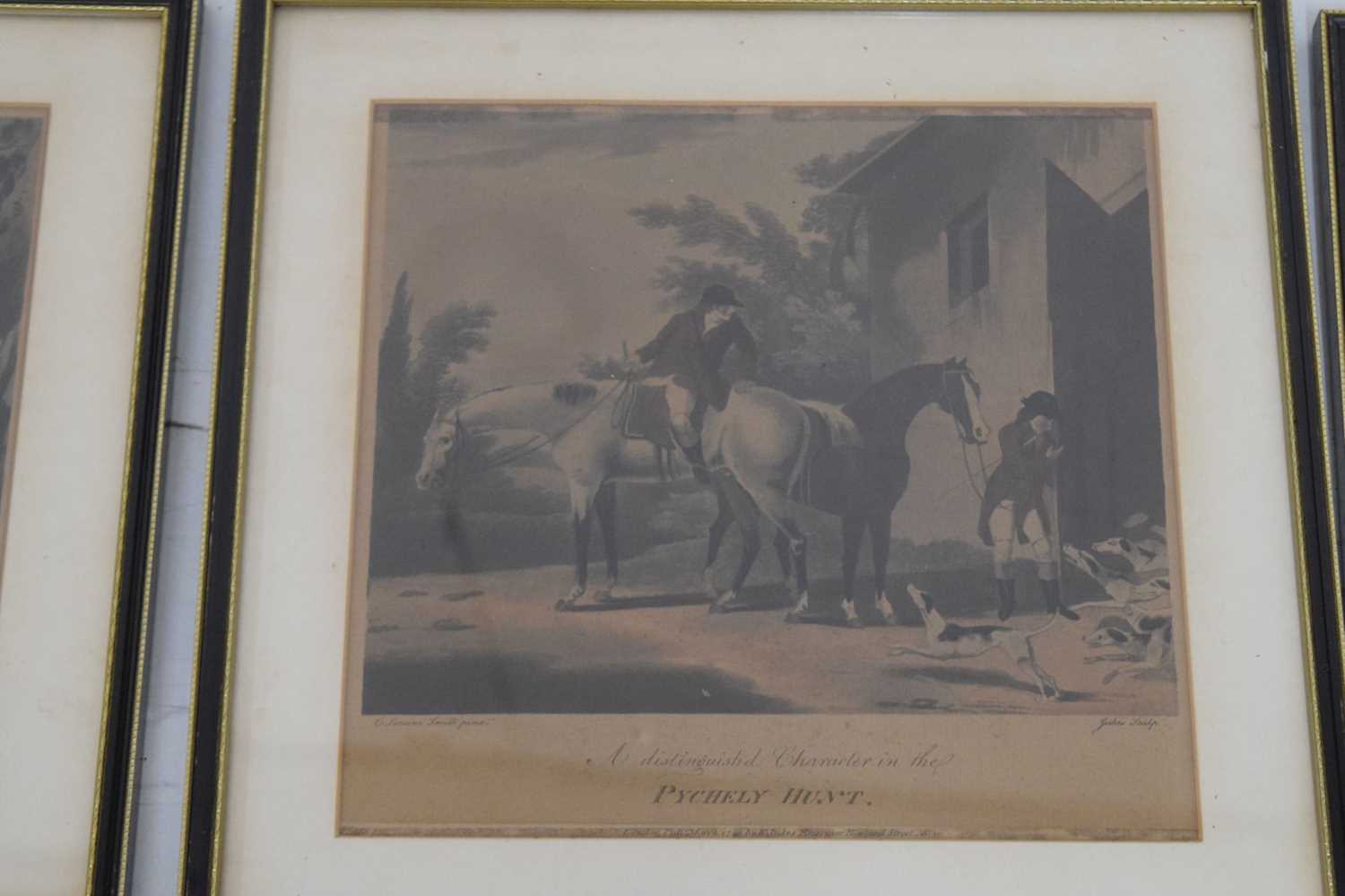 After Charles Loraine Smith (1751-1835) - Set of seven hunting hand coloured aquatints - Image 5 of 8