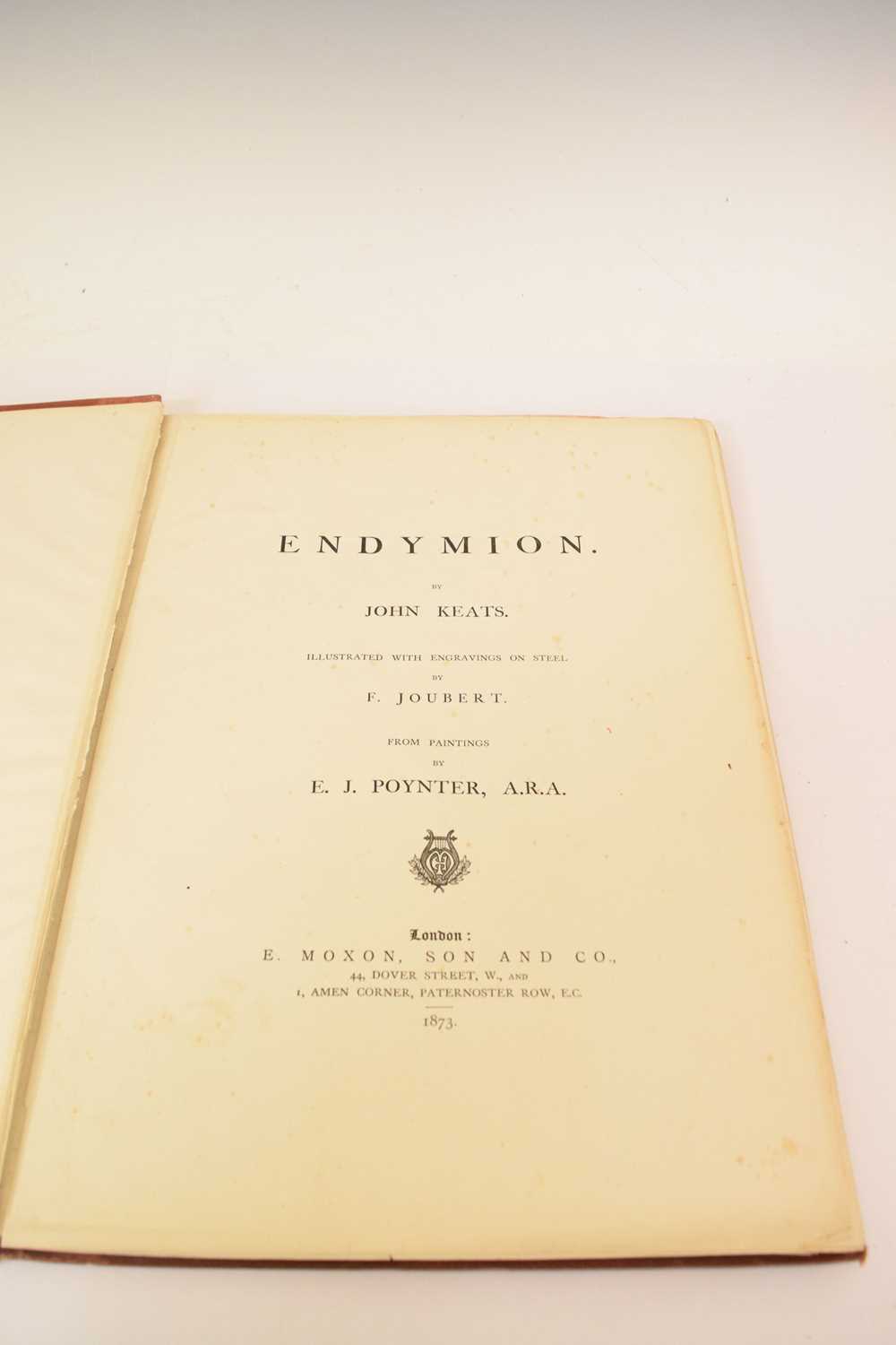 Keats, John - 'Endymion', 1873 edition illustrated with engravings - Image 2 of 9