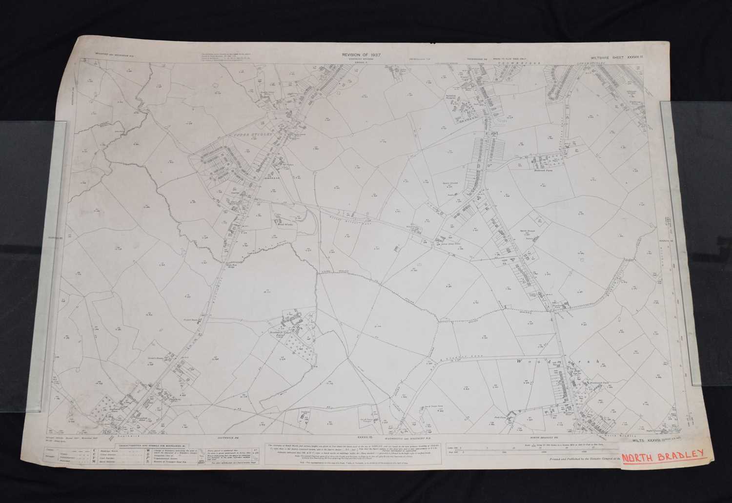 Quantity of approximately 25 early to mid 20th century ordnance survey maps