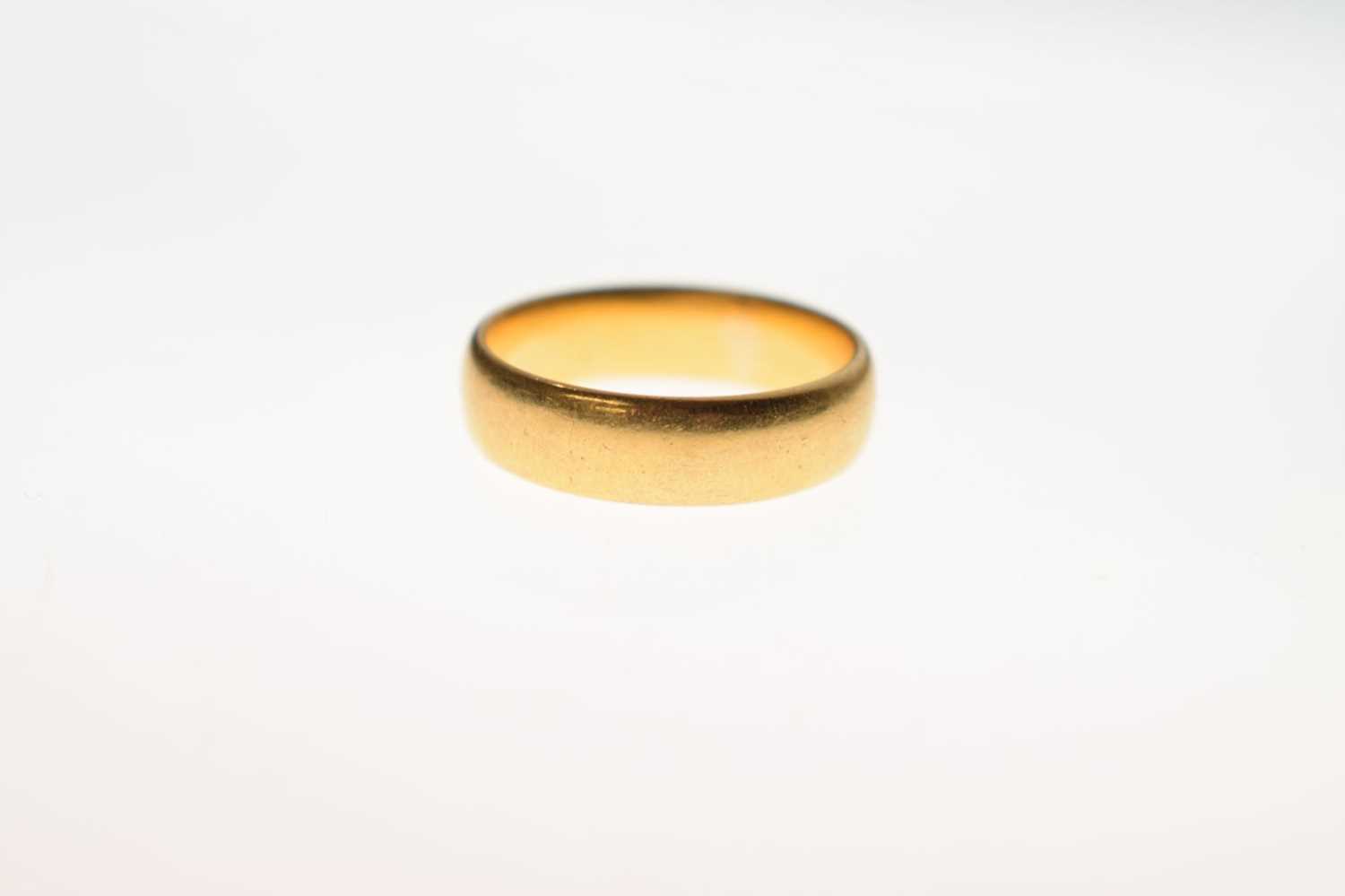 22ct gold wedding band - Image 3 of 4