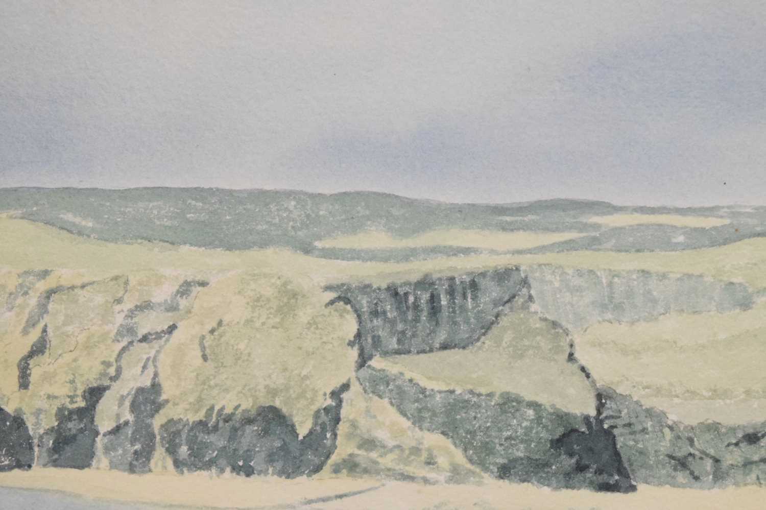 20th century English School watercolours - Cornish beach and Scottish loch - Image 7 of 9