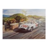 Michael Turner (b.1934) - Signed limited edition print - '1955 Mille Miglia'