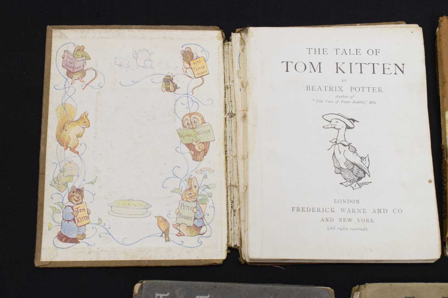 First edition of 'Bubble and Squeak' by Harry Golding, with four very early Beatrix Potter books - Image 10 of 13