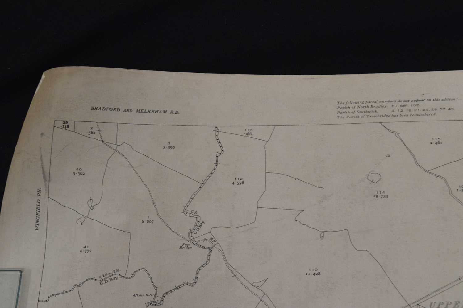 Quantity of approximately 25 early to mid 20th century ordnance survey maps - Image 3 of 7