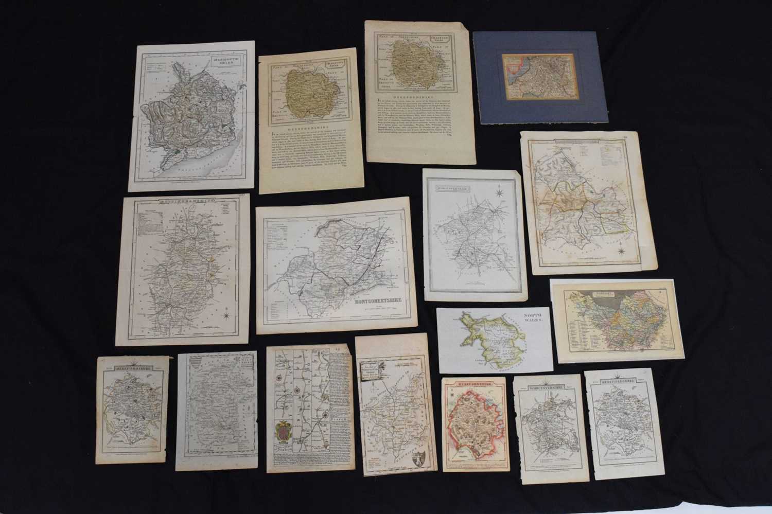 Collection of approximately twenty unframed maps, road-maps, etc - Image 8 of 8