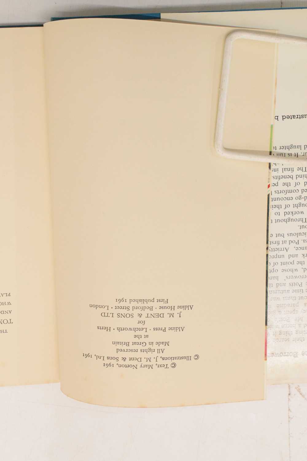 Norton, Mary - The Borrowers 'Aloft', 'Afloat', and 'Afield' - first editions with dust wrappers - Image 11 of 12