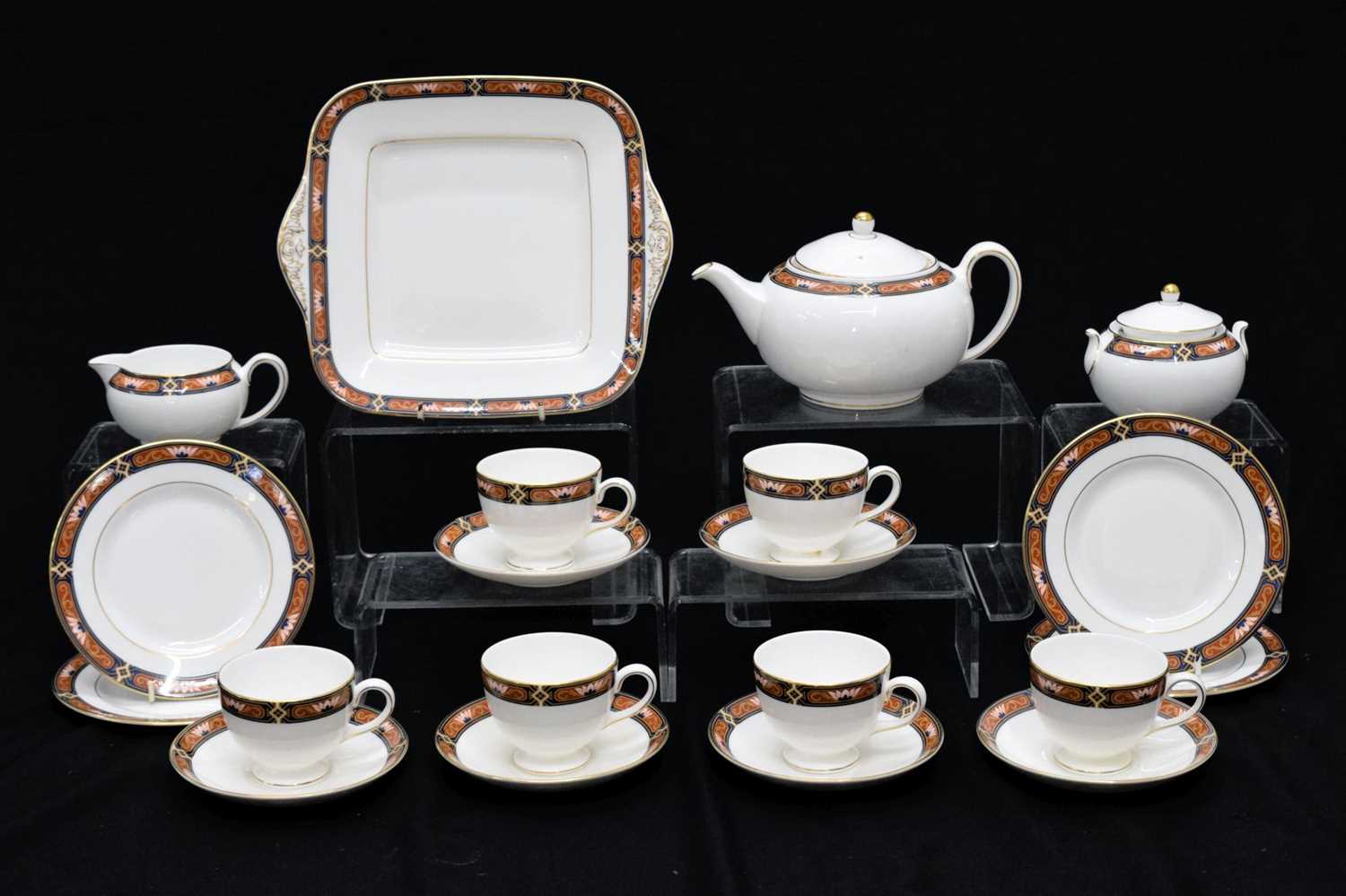 Wedgwood Chippendale pattern part tea service